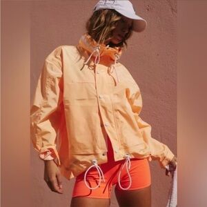 NWT Free People Movement Rain or Shine Jacket in Morning Sun